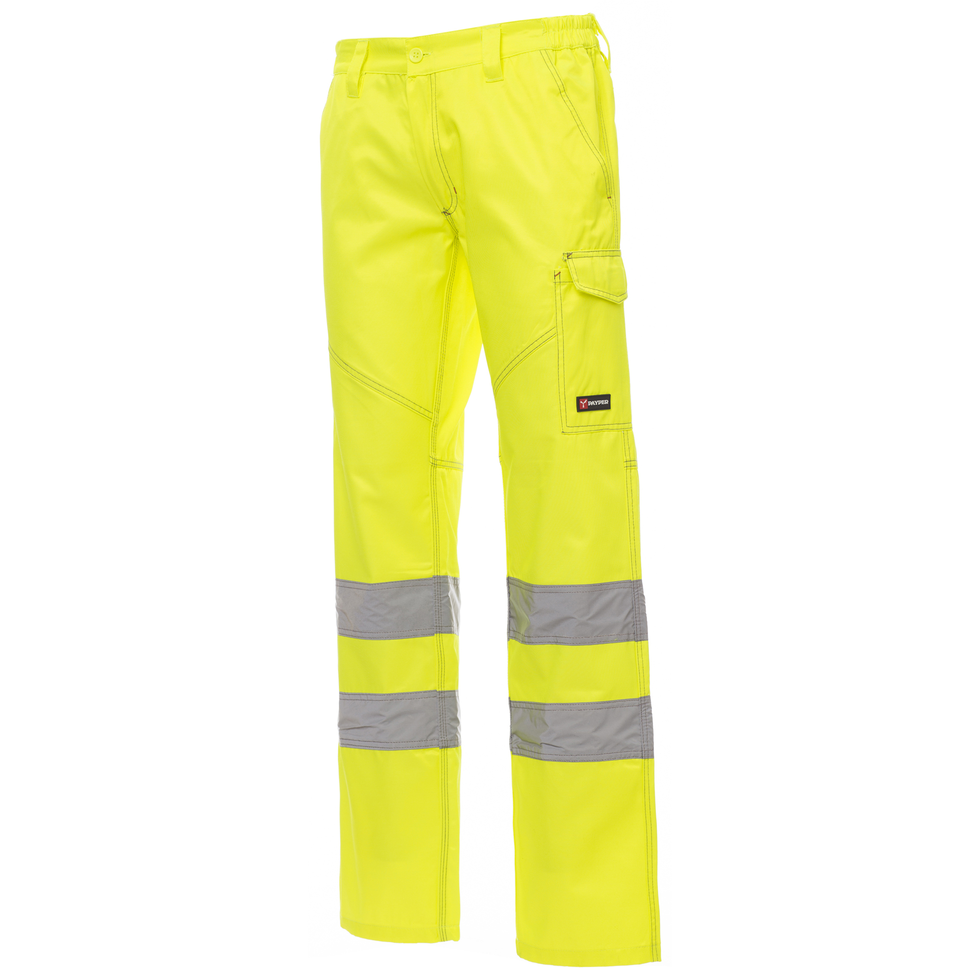 Pantalon Femme Haute visibilité Jaune Fluo